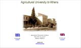 The main website of the Agricultural University of Athens.